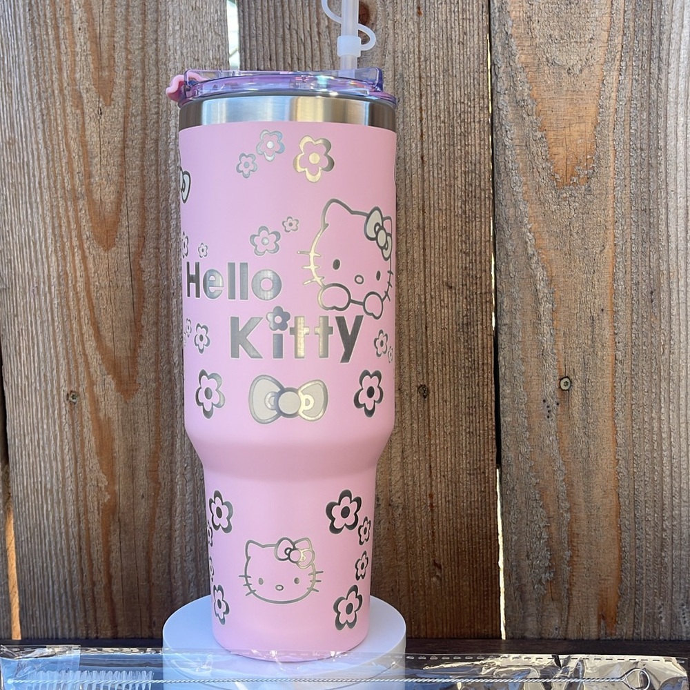 Hello Kitty Floral Pink Tumbler